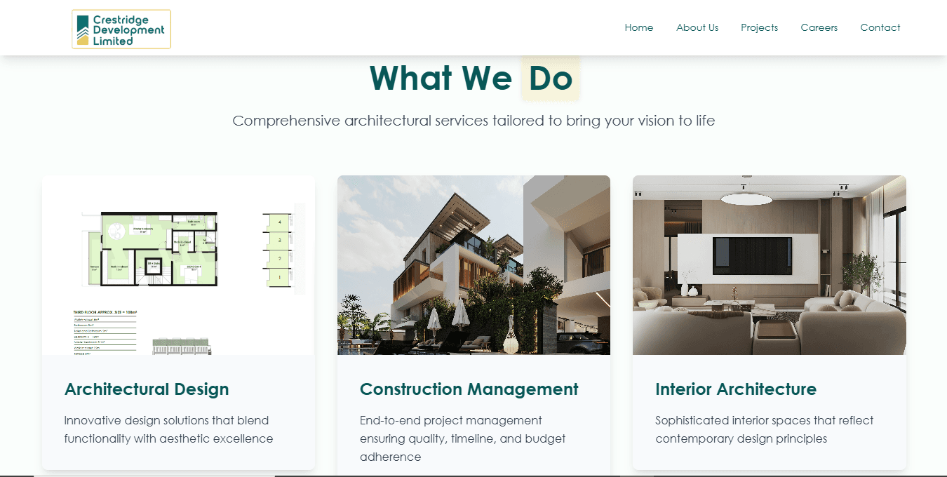 Crestridge development screenshot 1